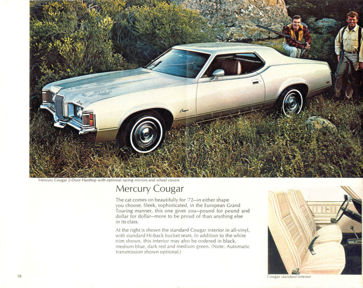 1972 Mercury Brochure Page 19